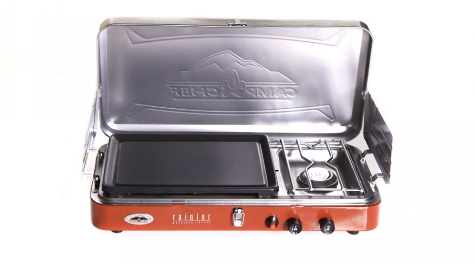 Camp Chef Rainer 2 Burner Stove/Griddle Combo MS2GR Product Weight: 16 lb, ...