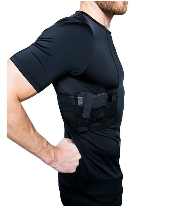 Graystone Holster Shirt Concealed Carry Clothing for Men Crew Neck