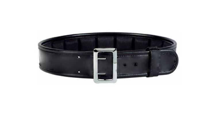 Bianchi 7965 ErgoTek Sam Browne Basketweave Black Brass Buckle Belt w ...